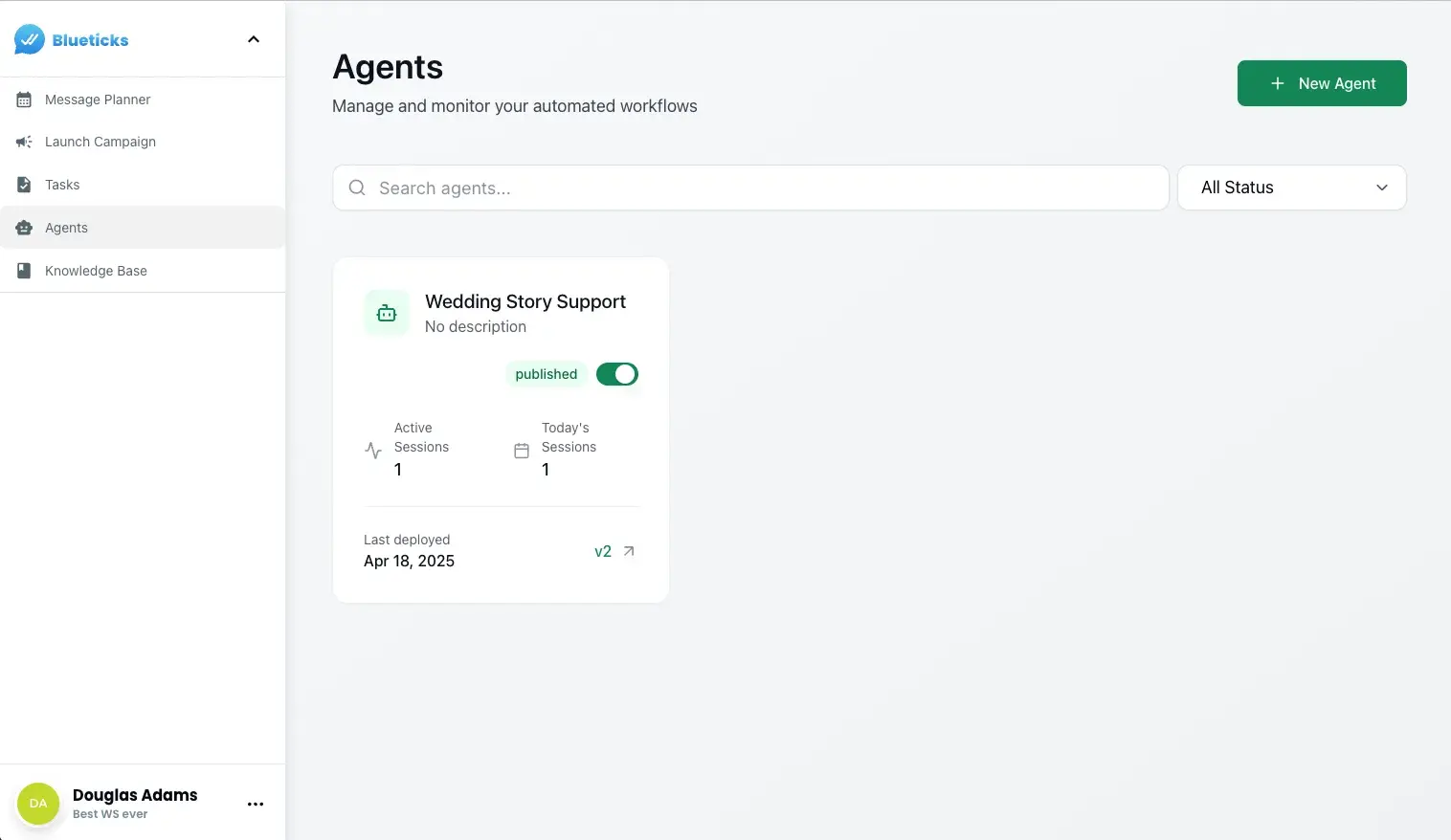 Agent List View