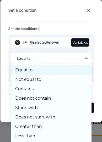 Comparison Operators