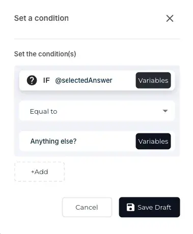 Condition Setup