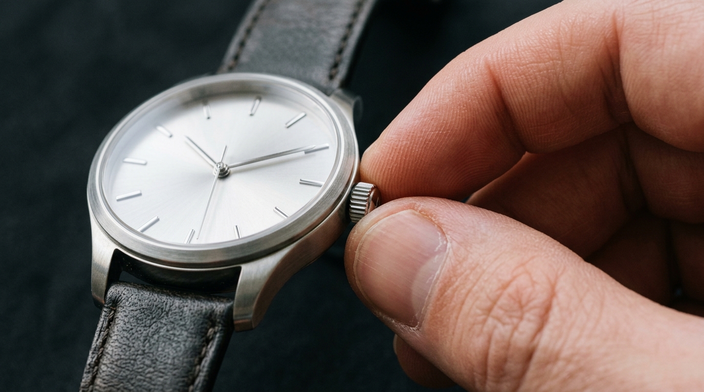 wristwatch crown macro